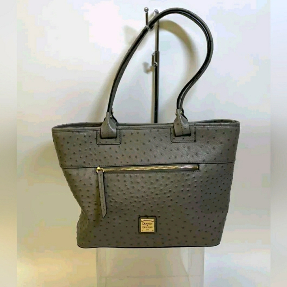 Dooney & Bourke Designer beacon Ostrich Collection purse tote bag